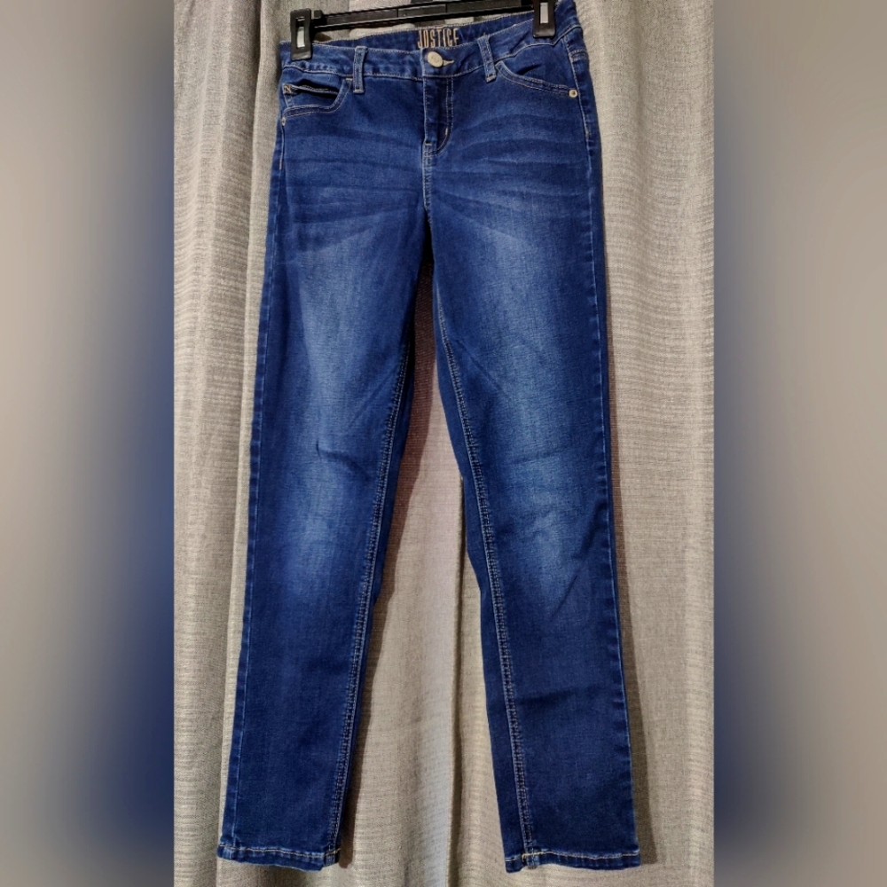 Girls dark blue skinny jeans